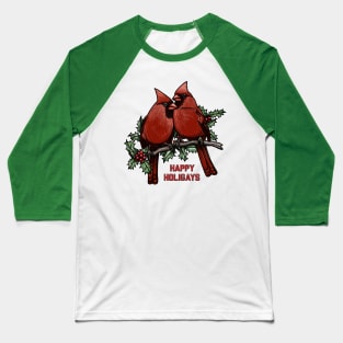 Happy Holigays Cardinals Baseball T-Shirt